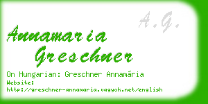 annamaria greschner business card